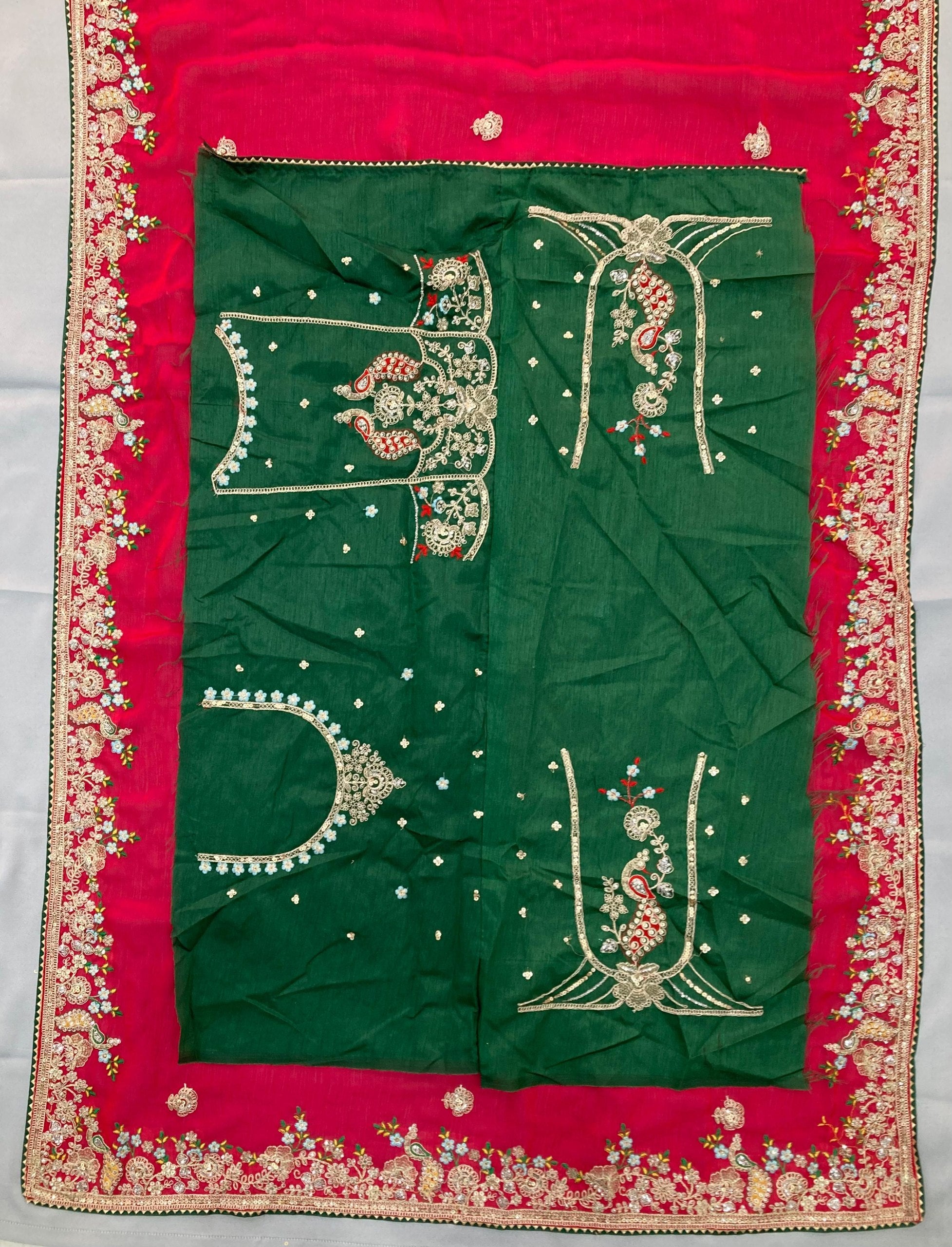 Pink Fendy Chiffon Silk Designer Saree with Blouse