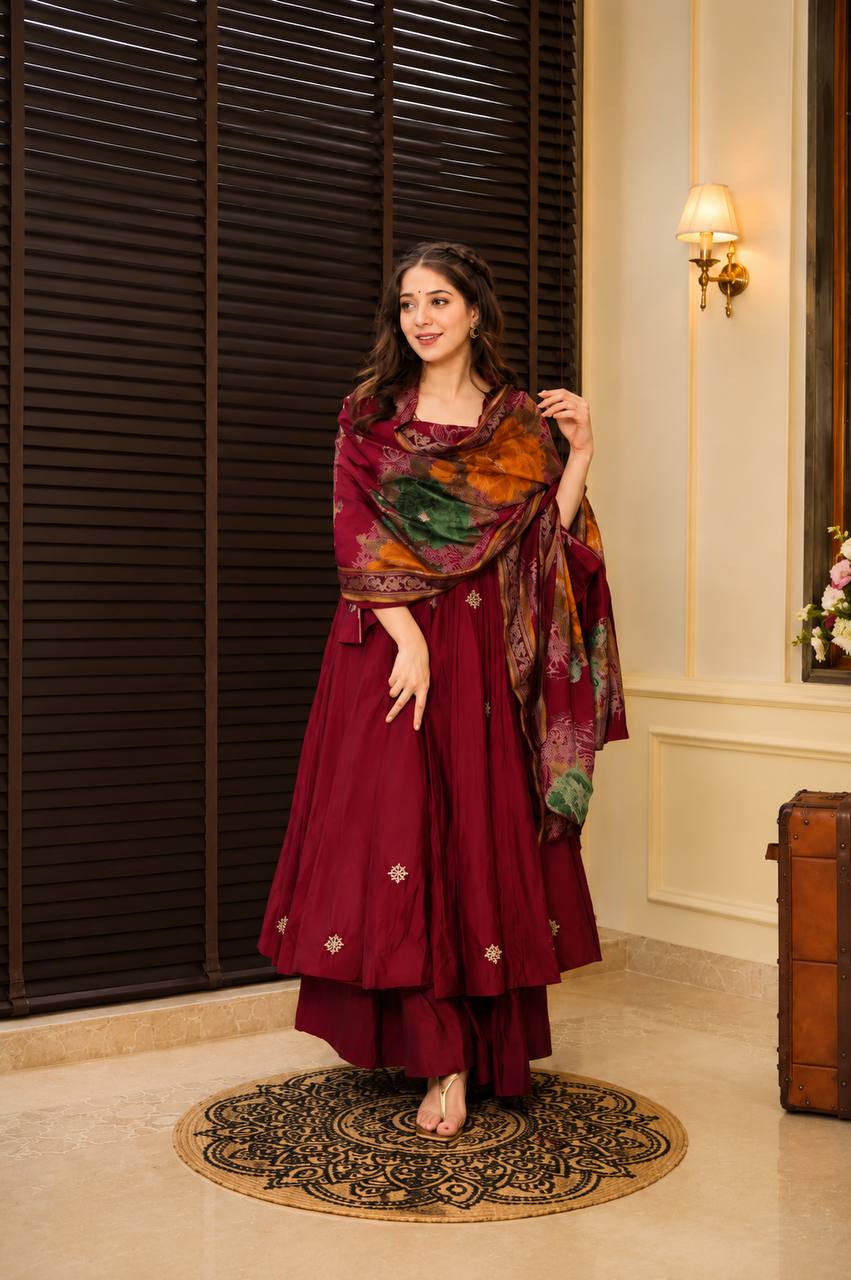 Vanya Zari Elegance Anarkali Suit Set
